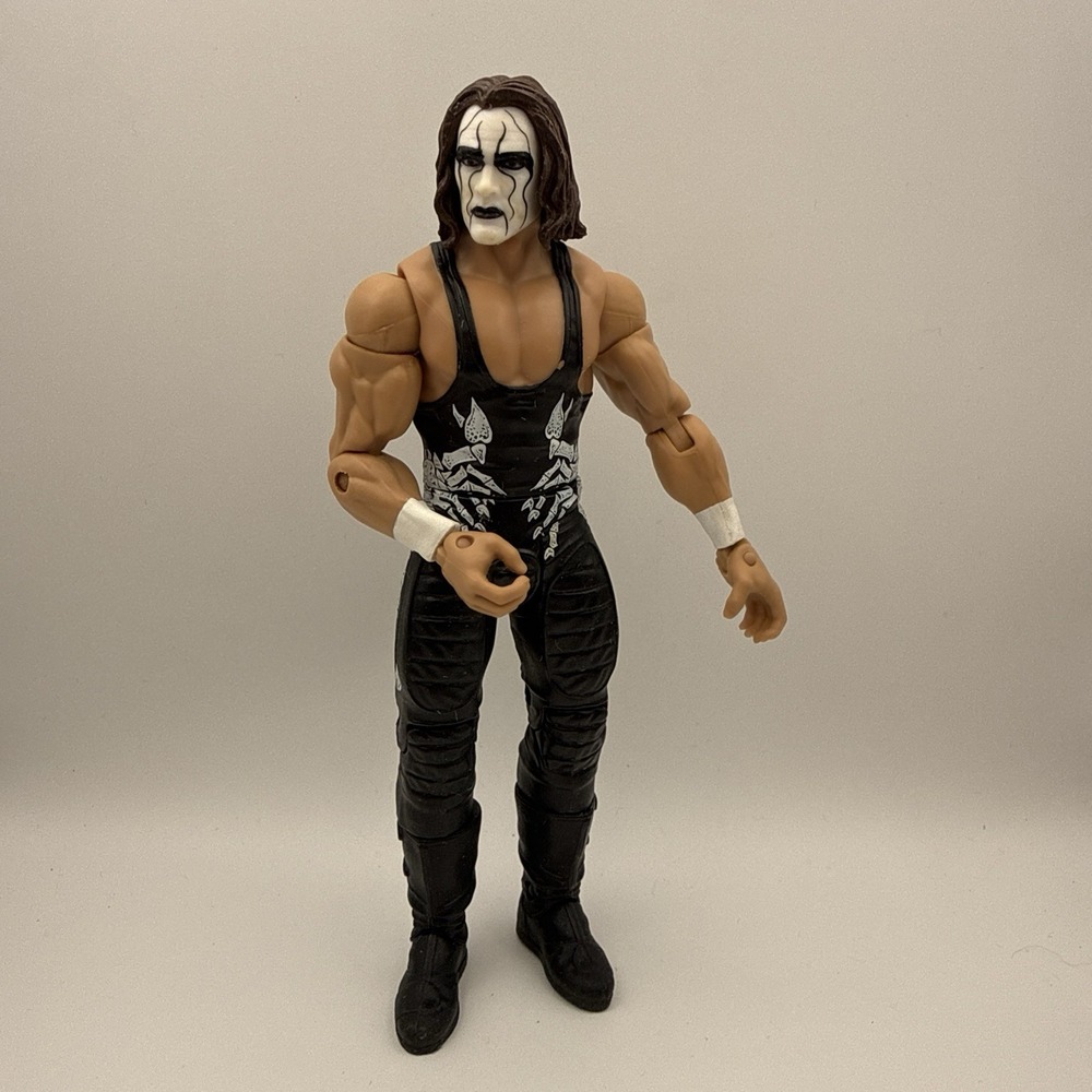 WWE STING The Crow Mattel Basic Series 55 Superstar WCW 2015 Wrestling Figure